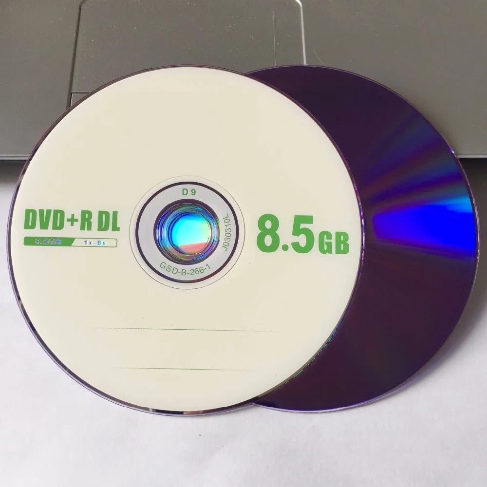 5 дисков класса A X8 8,5 GB пустой фруктовый Печатный DVD+ R двухслойный диск