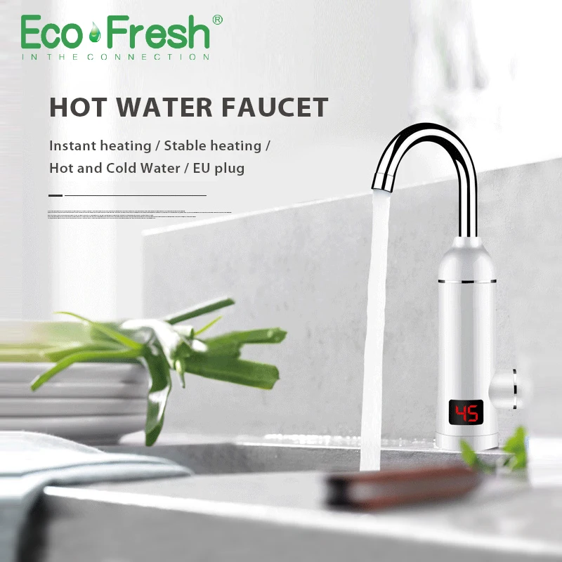 Ecofresh мгновенный нагреватель горячей воды кран Быстрый термостат для