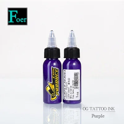 Purple O.G тату машина набор Перманентный макияж синяя группа динамические чернила микроблейдинг пигмент для татуировки цвет краски 1 унций/30 мл - Цвет: Purple