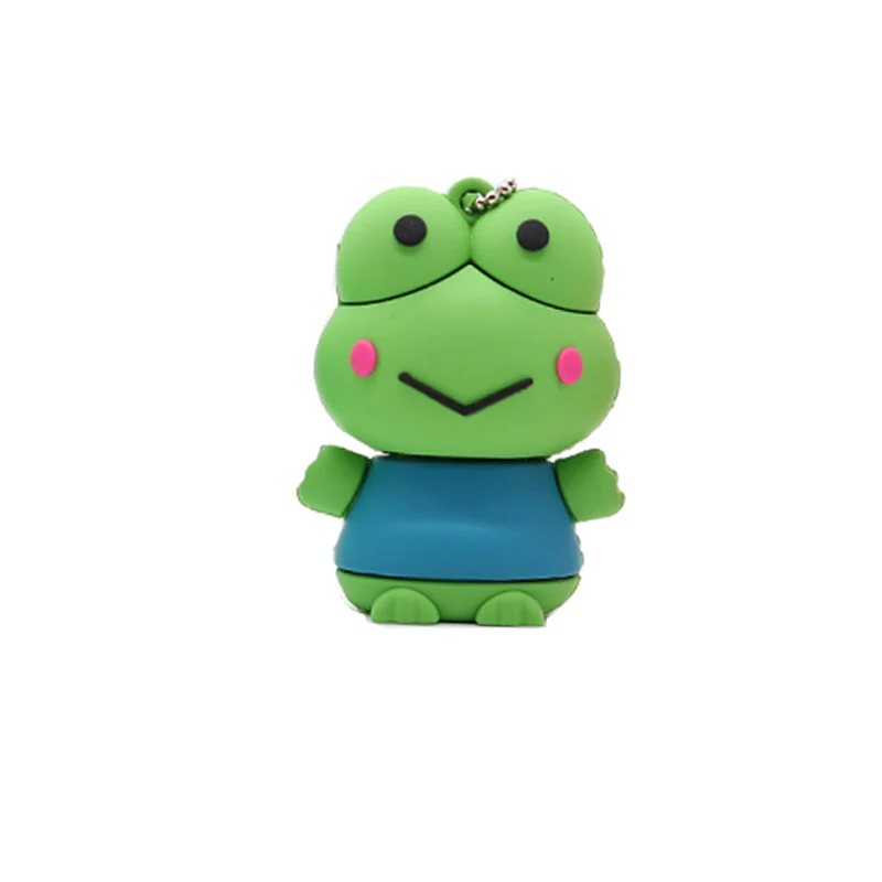 Cartoon frog style usb flash drive pen drive 4gb 8gb 16gb usb stick pendriver USB 2.0 u disk thumb pen drive  cle usb 2.0