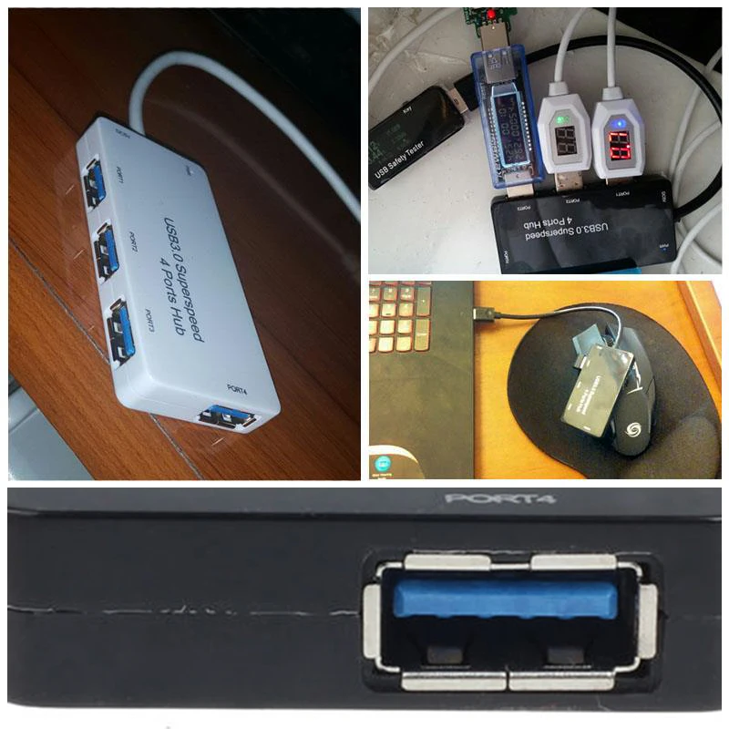 Usb 3,0 концентратор скорости 4 порта USB разветвитель usb-хаб 3,0 адаптер Аксессуары для ноутбуков Hab Usb для ПК компьютер аксессуары для компьютера