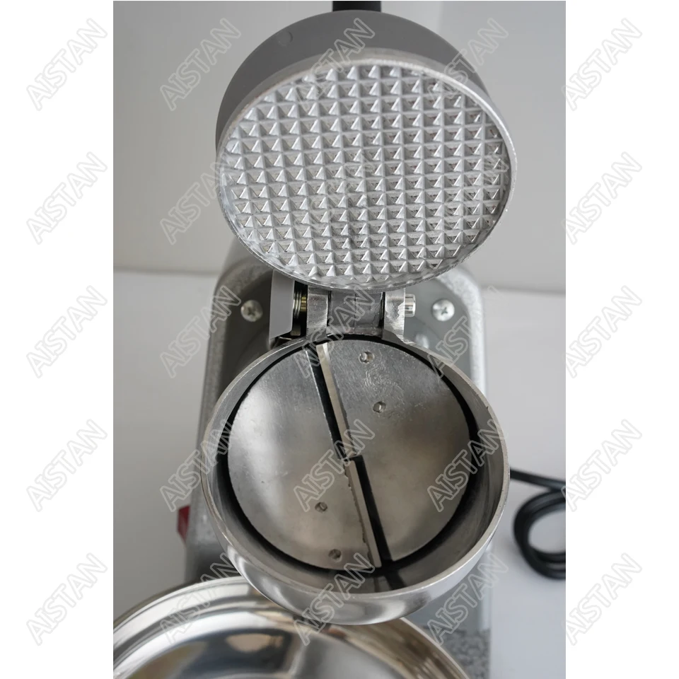 HD109 Electric Ice Crusher Smoothie Shaver Slush Ice Block Breaking grinder Machine 65KG/H 220-240V Silver