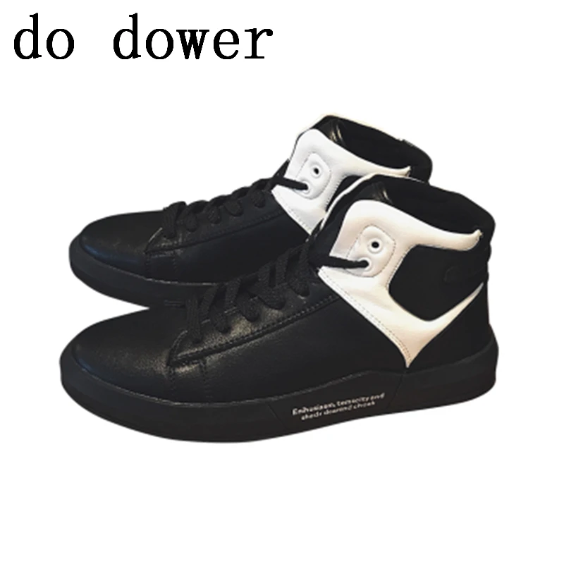 

Spring New Hot Men Casual Shoes Luxury Trainers Tide Summer Male PU Leather Mixed Colors Fashion Shoes Lace-up Sneakers