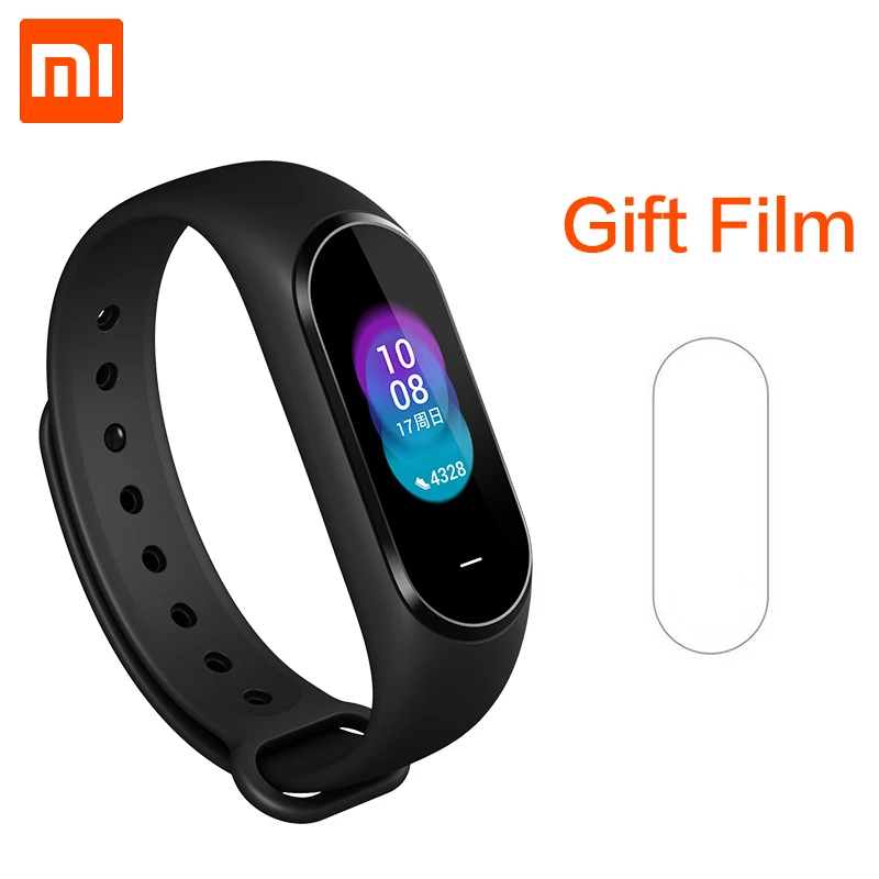 Xiaomi Hey Plus Smartband 0,95 дюймов AMOLED цветной экран встроенный многофункциональный NFC монитор сердечного ритма Hey+ Band - Цвет: Hey Band