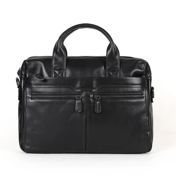 

Genuine leather men messenger bags cowhide Shoulder leisure men's bag business portable briefcase 14" Laptop handbag #MD-J7122