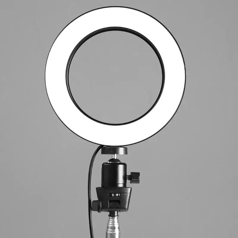 5,5 дюймов Dimmable светодиодный Bluetooth селфи палка кольцевая лампа с штативом для живого телефона клип Фотостудия Освещение фотографические инструменты