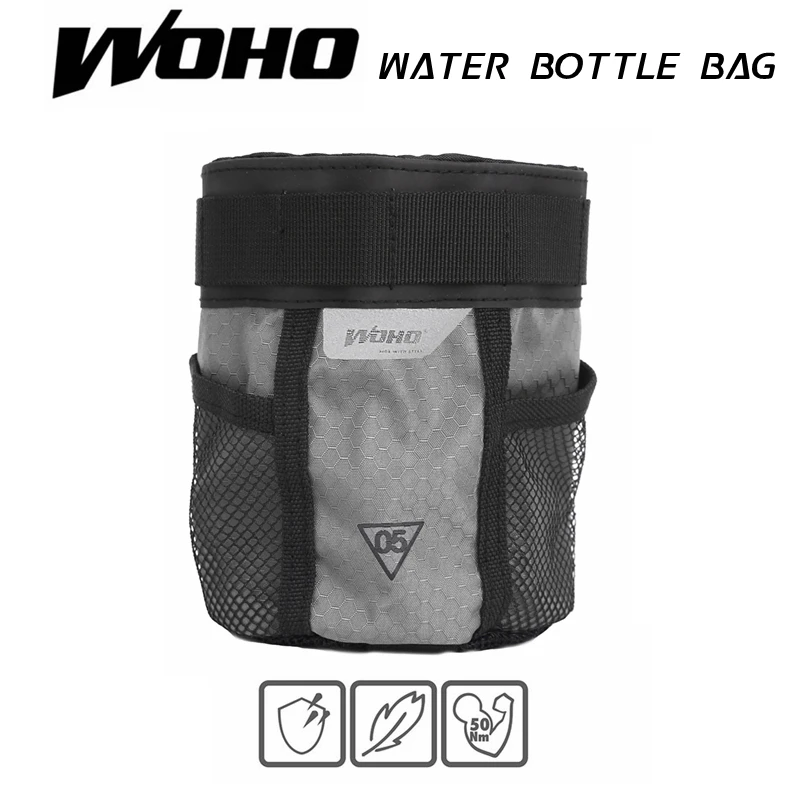 WOHO "XTOURING" Сверхлегкий BIKEPACKING Всевышний Кубок II серый, сумка для велосипедной бутылки воды для MTB дорожный