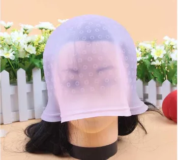 

manual Personal care gadget DIy Hairdressing apparatus Silica gel hat dyeing Treatment tools Hair salon products