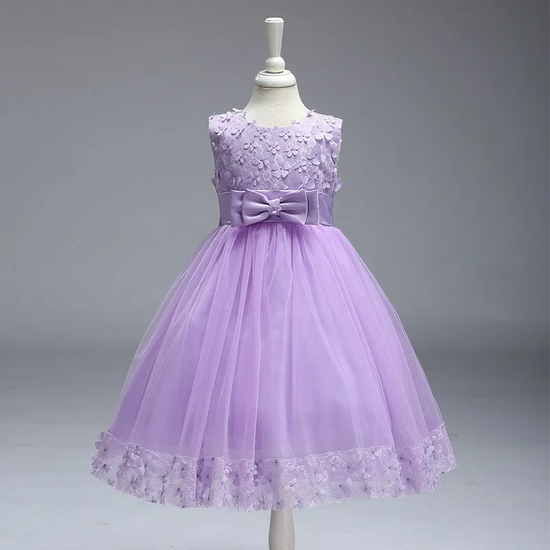 Kid Girl Party Dress Flower (2)