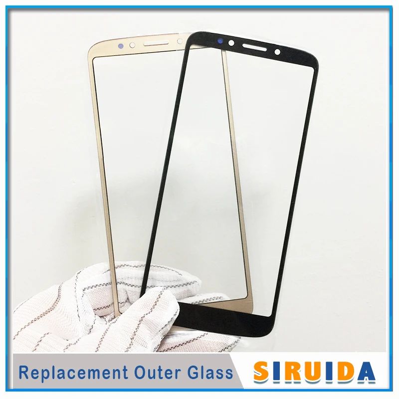 

1pcs 5.7inch For Motorola moto G6play XT1922 XT1922-3 XT1922-4 LCD Touch Screen Outer Cover Front Glass Lens Panel Replacement