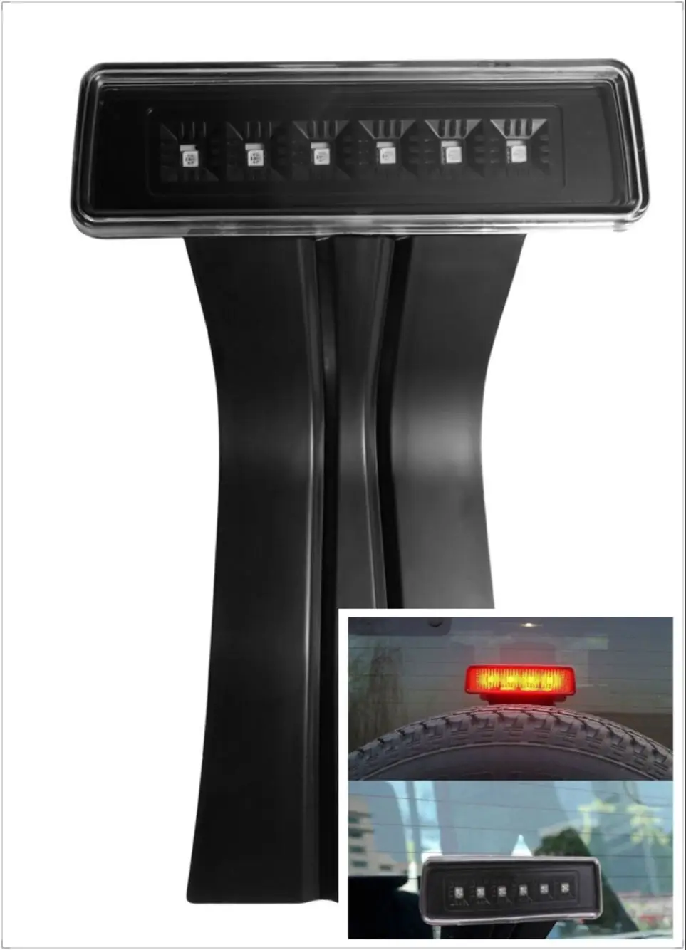 1pcs New 1pc 3rd 6LED Brake Light High Mounted Stop Lamp
