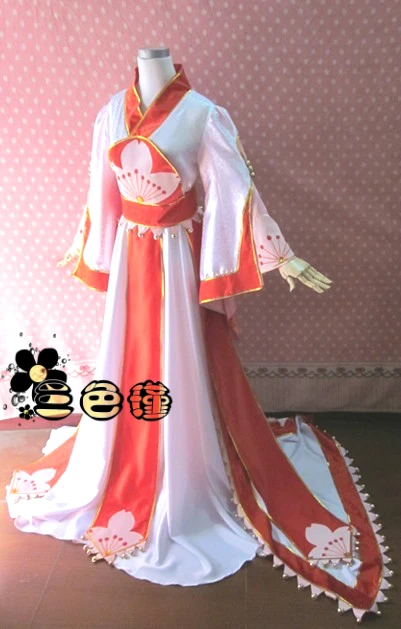 TSUBASA Cardcaptor Сакура косплей костюм Сакура кимоно косплей