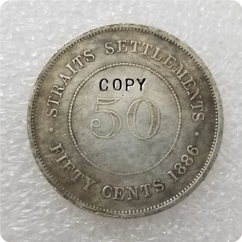 1886 1901 проливы деревня королевы Виктории 50 центов копировальные