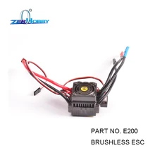 RC CAR SPARE PARTS ACCESSORIES E200 BRUSHLESS ESC FOR SUPERCAR 1/10 ELECTRIC POWERED 4WD OFF ROAD BUGGY TRUGGY TRUCK hglrc flipsky fsesc6 6 60a esc based upon vesc 6 aluminum case for electric skateboard rc car spare parts accessories