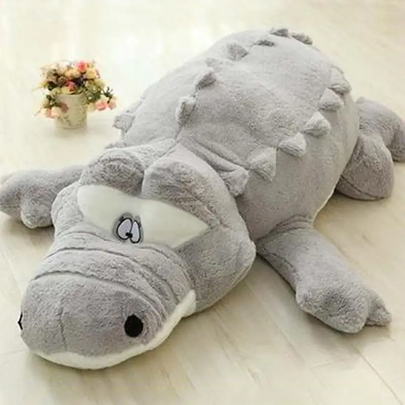 Креативный негабаритный милый крокодил лежа раздел плюшевая подушка коврик плюшевая ручная кукла мягкая игрушка мультфильм плюшевые игрушки Детский приз подарок