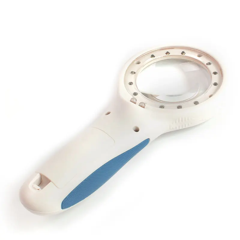 

Potable Blue LED Cold Light Skin Analyzer With 8 Times Magnification Effect Skin Analysis Detection Personal Care