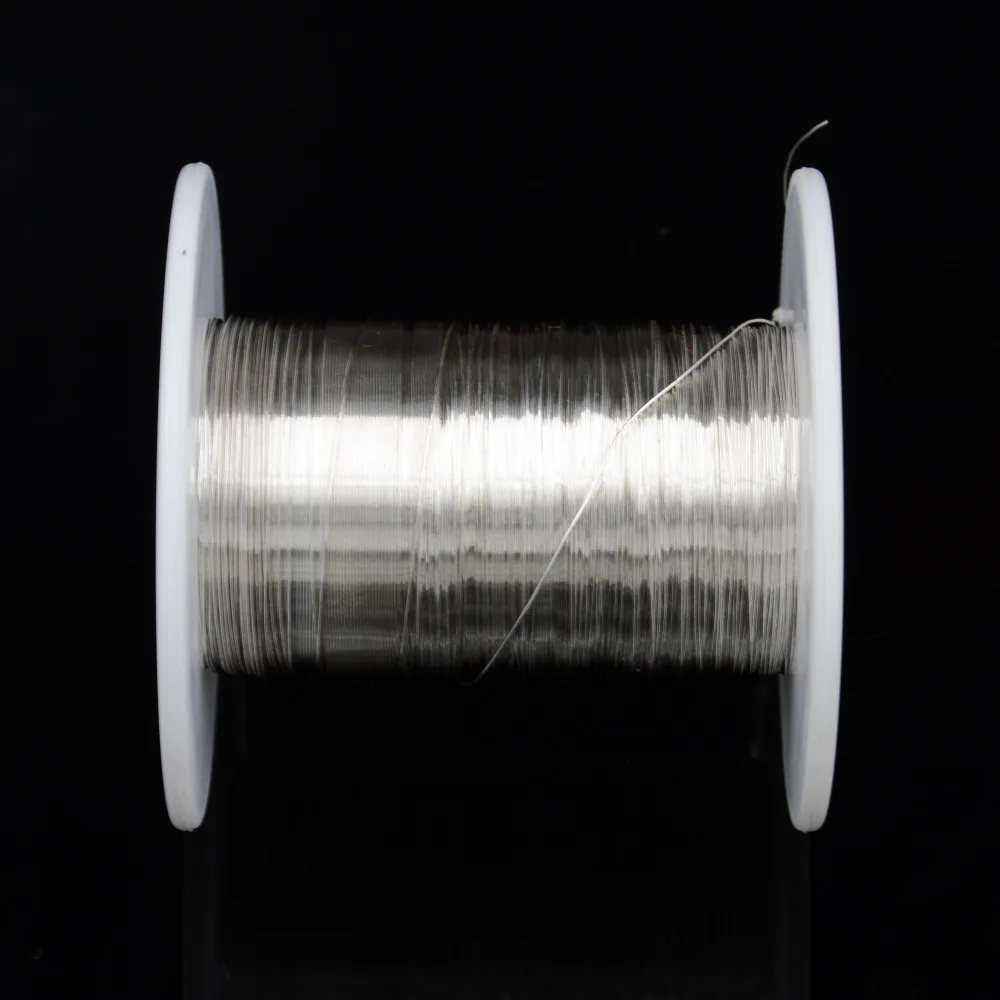 DINWEN 99.998% высокочистый однотонный чистый серебристый Hi Fi аудио наушники DIY кабель