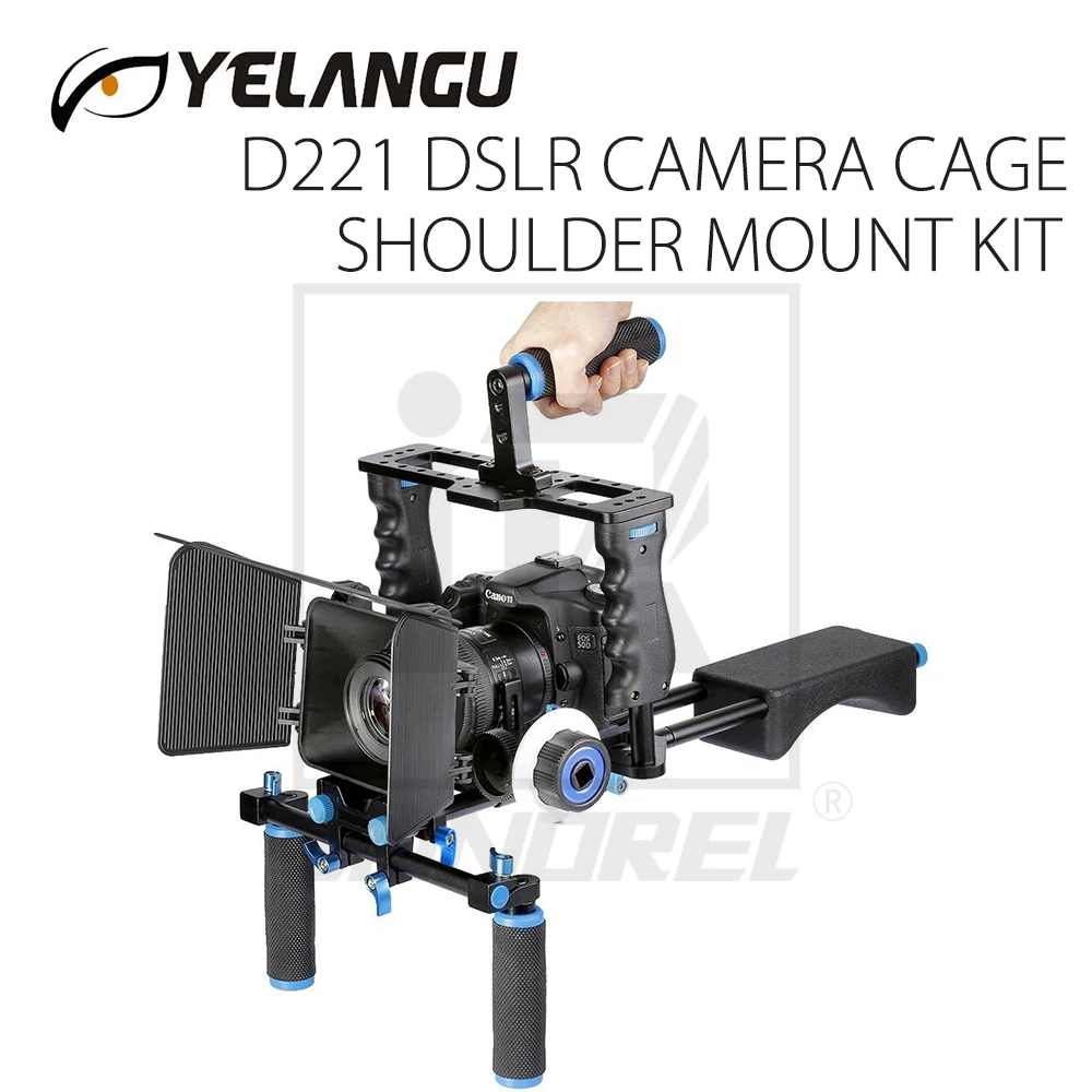 Комплект крепления на плечо для камеры D221 DSLR Rig (с чехлом/фокусом/плечевым