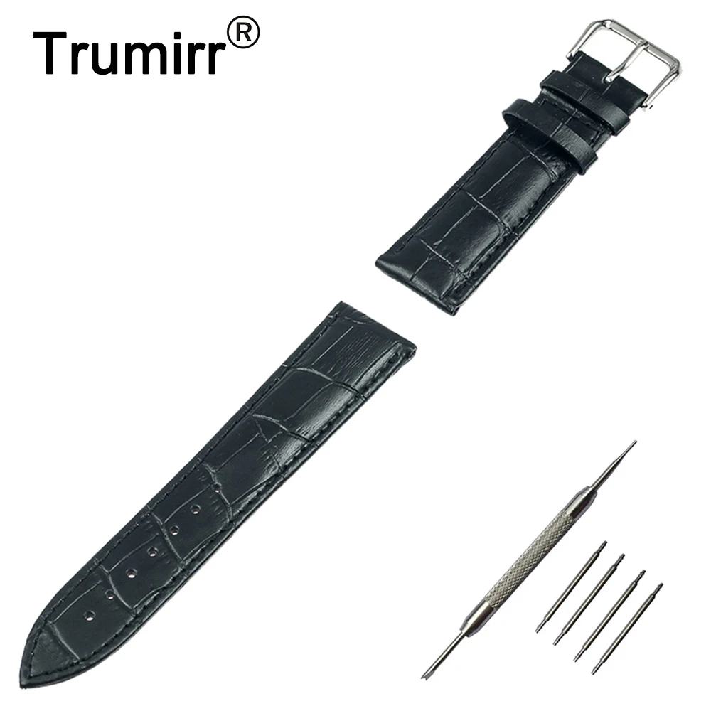 

16mm Genuine Leather Watchband Croco Grain for Moto 360 2 42mm Women's 2015 Smart Watch Band Wrist Strap Belt Bracelet + Tool