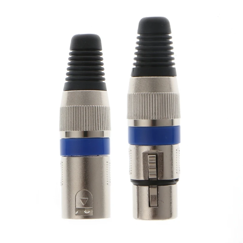5 пар 3 Pin XLR разъемы Мужской и Женский микрофон микрофонный кабель разъем аудио разъем