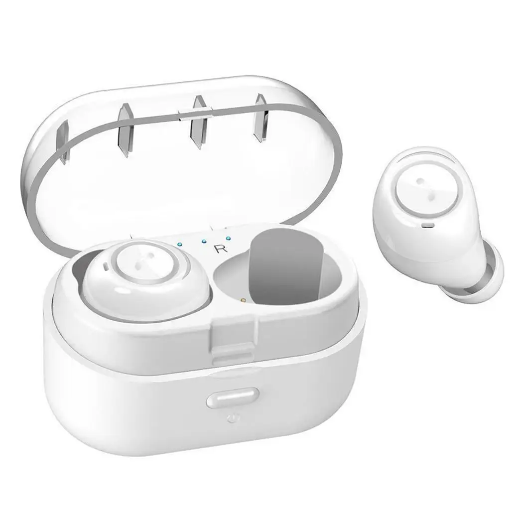 white Беспроводные Bluetooth 5,0 наушники Сабвуфер спортивные 100 H V5.0 гарнитура около 10 м HSP/HFP/A2DP/ACRCP 55 мАч 450 мАч - Цвет: white