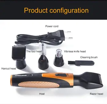 

4 in 1 Dry Trimmer - Safely Remove Hair from Ears Nose Beard Drop Shipping AP12