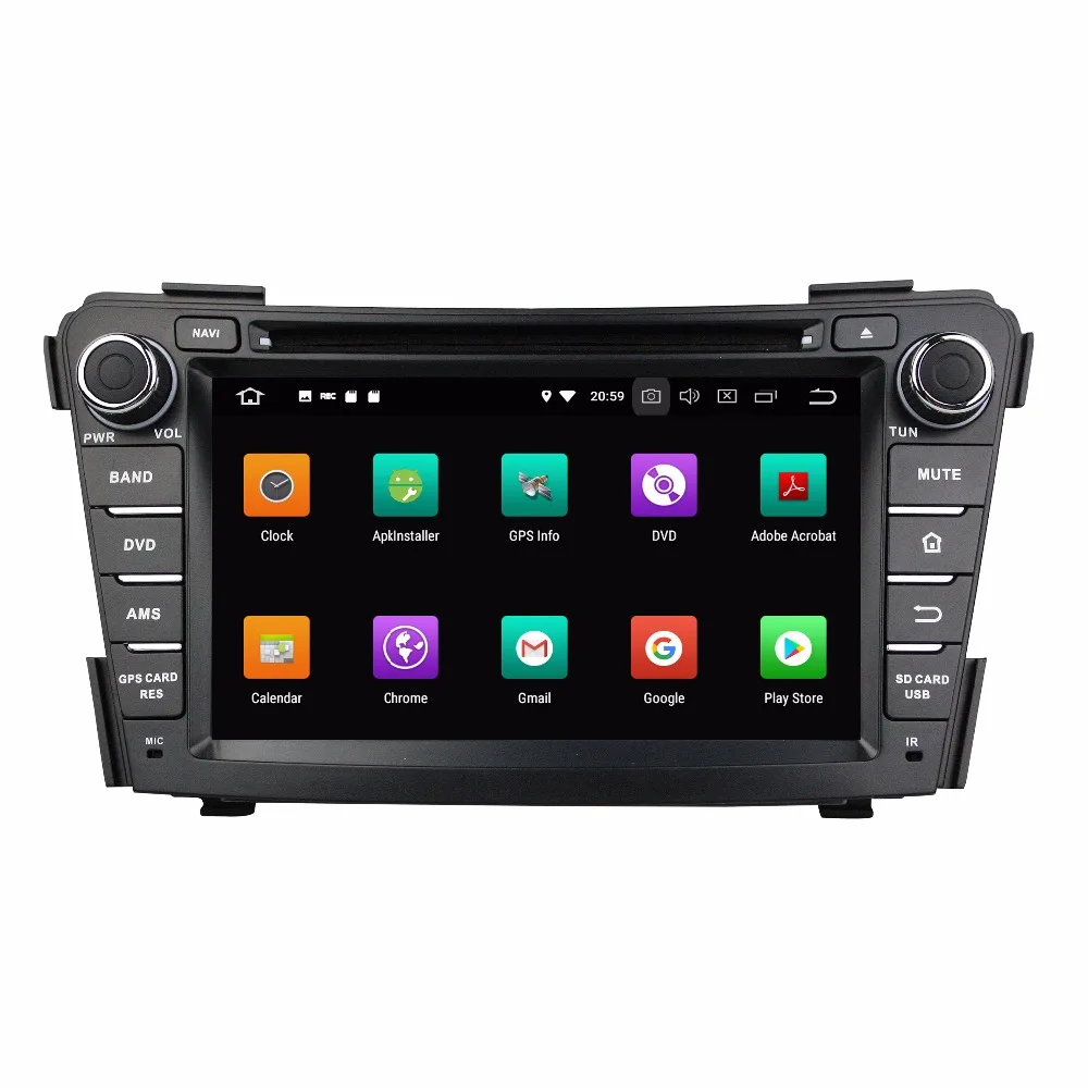 

KLYDE 7" 2 Din 8 Core Android 8.0 Car Multimedia Player For Hyundai I40 2011-2014 Car DVD Player 32GB 1024*600