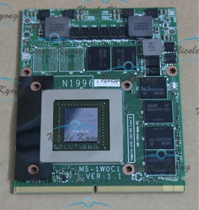 GTX 870M 3G DDR5 Video VGA CARD For MSI 16F3 16F4 1762 1763 GT70 GT60 GX660R GT660 GX680 GT683DX GX780 GT783DX