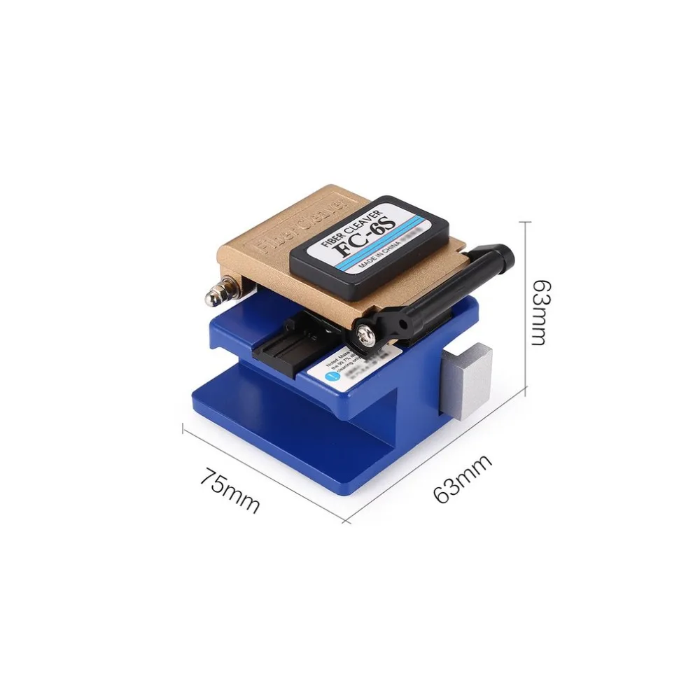 FC-6S High Precision Metal Fiber Cleaver Knife FTTX FTTH Optic Connector Optical Fiber Cable Cleaver Cutter Tool