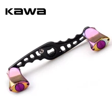 Kawa Рыболовная катушка ручка из алюминиевого сплава ручка цвета радуги рыболовный рокер костюм для Abu и Катушка Daiwa размер отверстия 8X5 мм