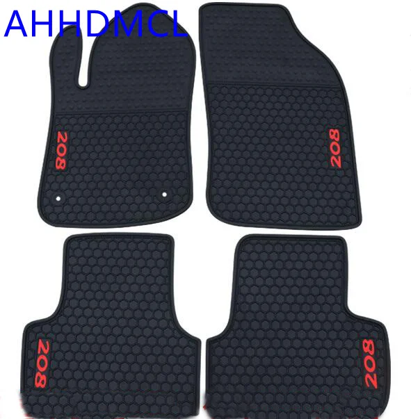 Car Floor Mat Non Slip Mats Feet Rugs For Peugeot 2008 Left Hand Drive