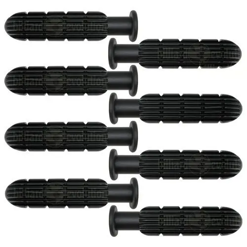 

Free Shipping 8 Black Rubber Foosball Handles,Soccer Tables