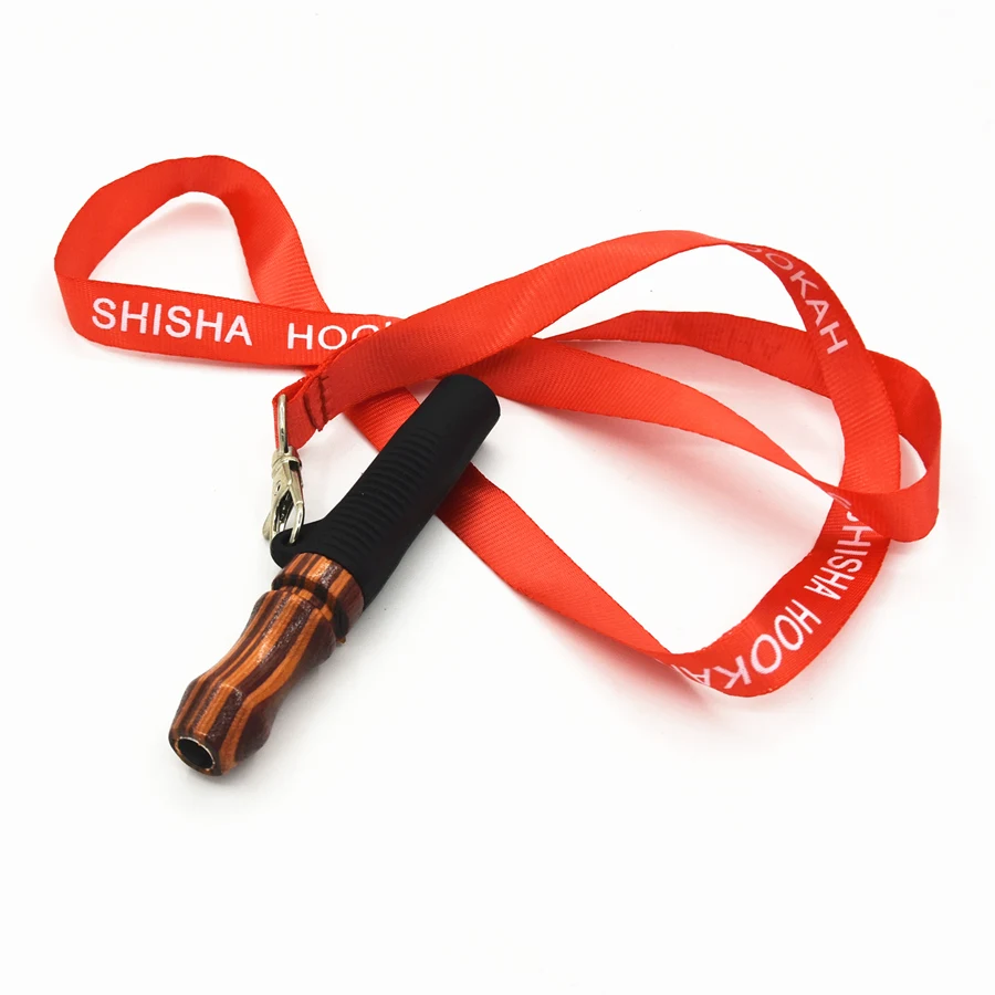1PC Hang Rope Strap for Shisha Wooden Grain Mouthpiece, Hookah Accessories, Hookah Mouthpieces