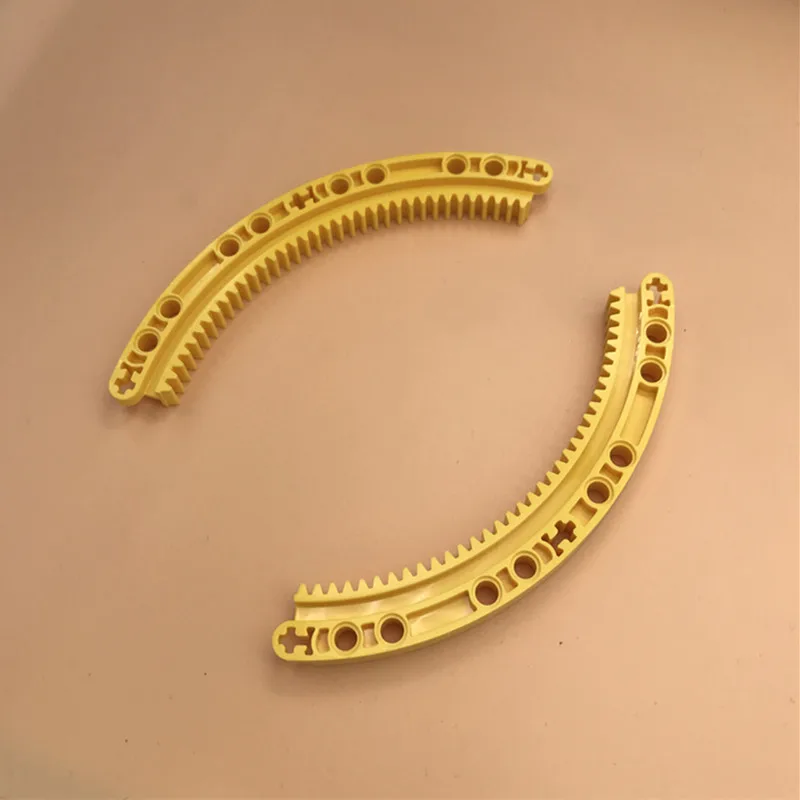 

5pcs/lot MOC Technic Building blocks compatible with technology machinery parts 24121 11x11 1/4 round ring rack