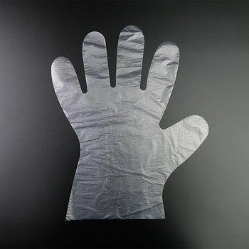 

HDPE poly disposable gloves