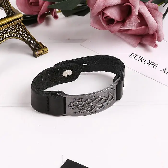 Women Casual Square Floral Metal Hasp 20.2 x 1.7cm/8 x 0.7inch Bracelet Red, Silver