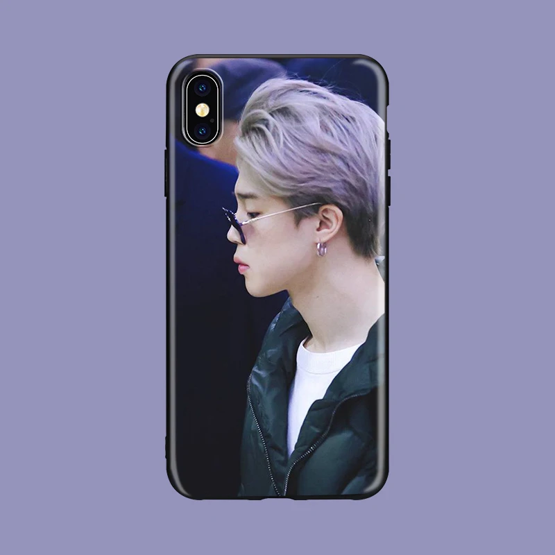 Euphoria Jungkook KPOP MAN мягкий силиконовый черный чехол для телефона для iPhone11 pro 5se 6 6s 7 8 plus X Xs XR max Jimin kim minyun - Цвет: 1044