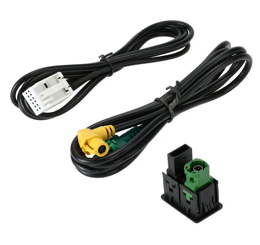 RCD510+ 310+ 300+ RNS315 AUX USB кабель переключения подходит для VW MK6 для гольфа для Jetta для CC для PASSAT B6 B7