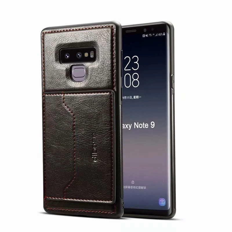 Магнитный автомобильный кожаный чехол-накладка для samsung Galaxy Note 9 Note 8 из искусственной кожи для samsung s9 Plus A8 A6 Plus