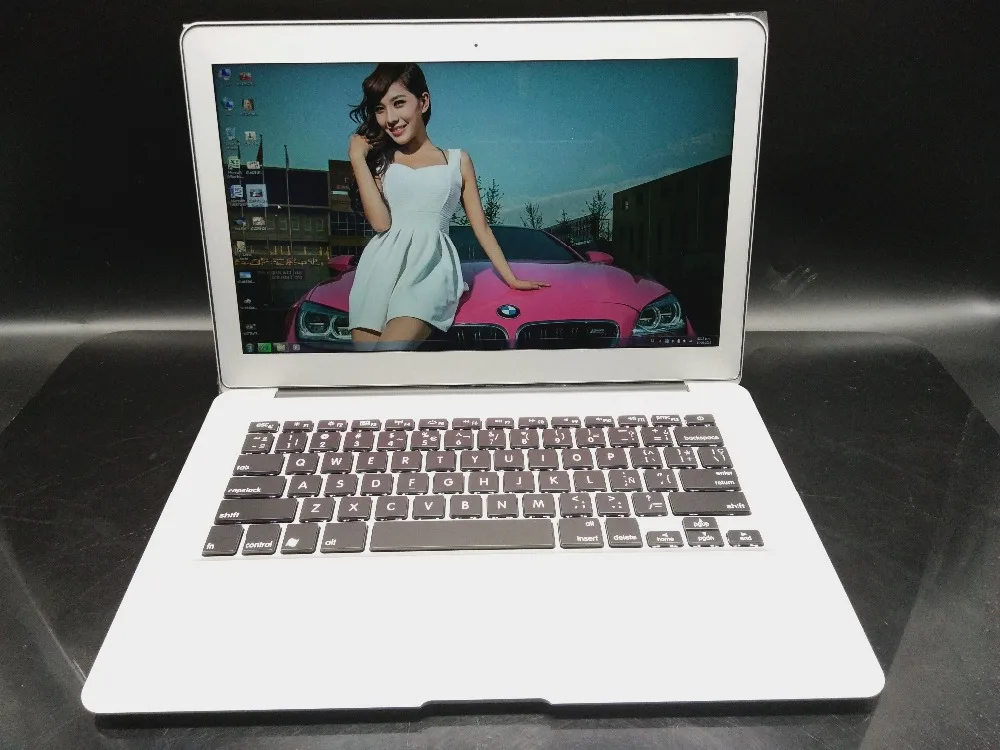 13.3 Inch Laptop Flashlight keyboard Aluminum Metal Case