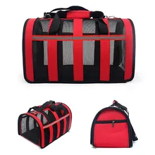Прочная сумка для собак с дышащей сеткой, клетка для кошек, переносная Складная Сумка-переноска, сумки на плечо для собак, кошек(S/M/L