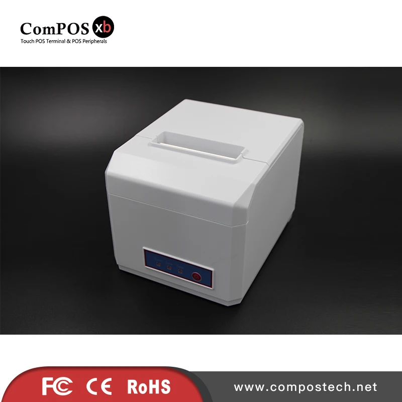80 мм термальный pos принтер с автоматическим резаком 80 мм чековый лазерный принтер USB LAN RS232 порт термальный принтер билетов