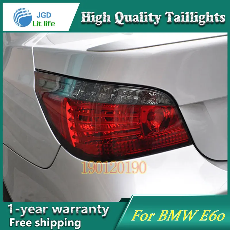 JGD новый стиль для BMW E60 520i 523li 525i 528i задний фонарь 2004 2010 светодиодные задние фары DRL