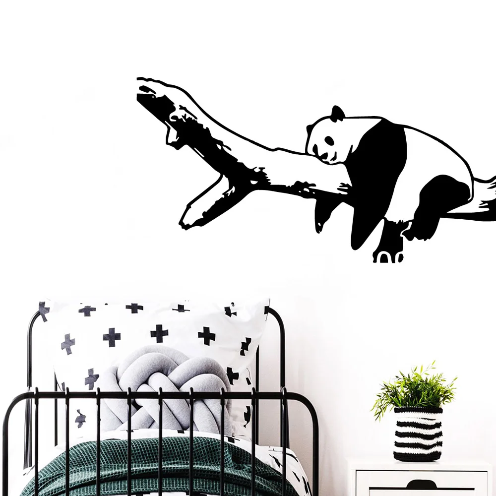 

Modern panda Sticker Waterproof Vinyl Wallpaper Home Decor For Baby's Rooms Wall Art Sticker Murals