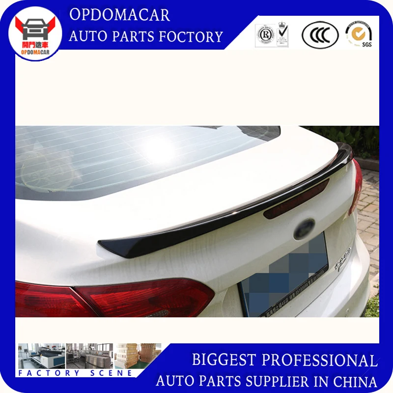 High quality ABS black white or primer unpainted color car rear lip spoiler for Sedan Focus 2015 2016 2017 | Автомобили и