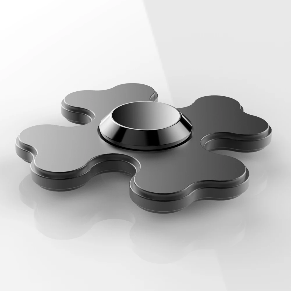 Ручной блесны Непоседа Стиль Снежинка Four Leaf Clover палец Spinner пальцев гироскопа austim Игрушечные лошадки handspinner снимает стресс