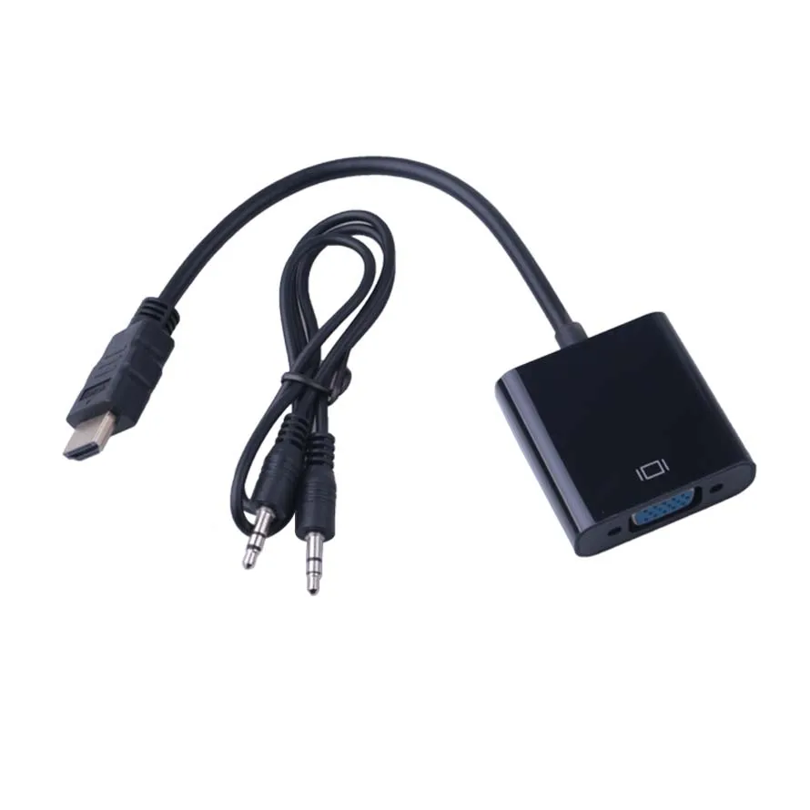 Видео адаптер Elistooop Папа мама HDMI VGA HD TV CRT монитор для XBOX 360 PS3 разъем 3 5 мм