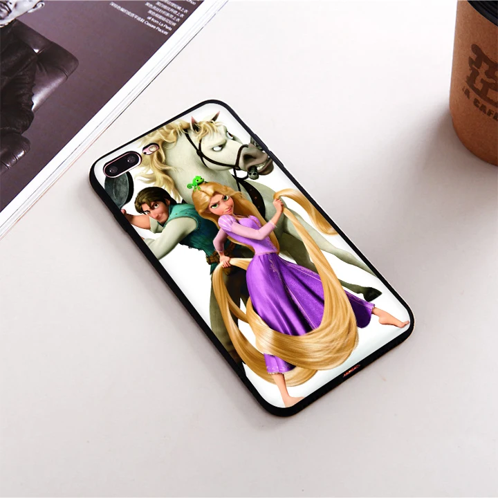 SKEROS Tangled Rapunzel 1 TPU Phone Case Soft Cover For iPhone X 5 5S Se 6 6S 7 8 Plus #ta353 |