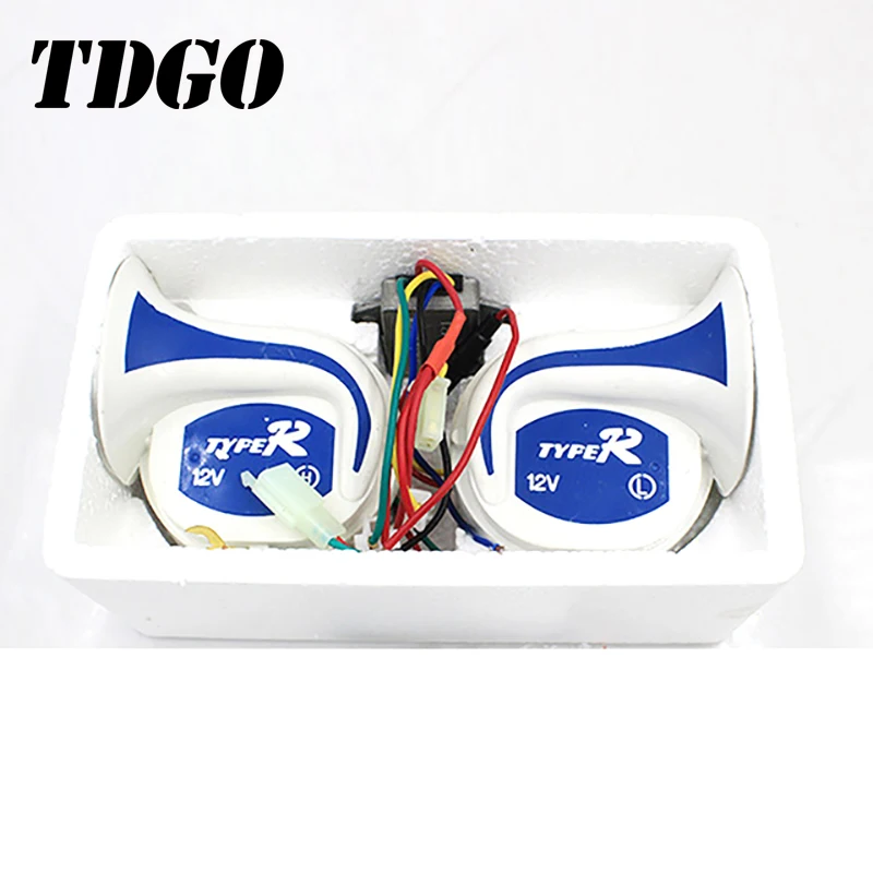 TDGO 12 В 110db мотоцикл рог высокое качество электрическая улитка автомобиль рога 8