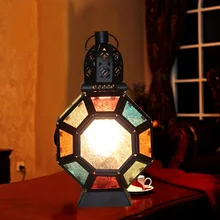 Awgu американские креативные настольные лампы стеклянная лампа Европейская спальня прикроватная лампа теплая форма черепаха сад свадьба настольная лампа LU71365